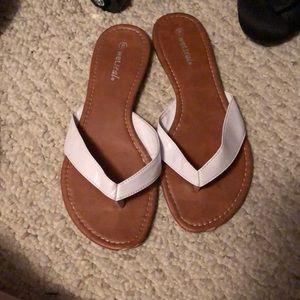 White Dressy Flip Flops